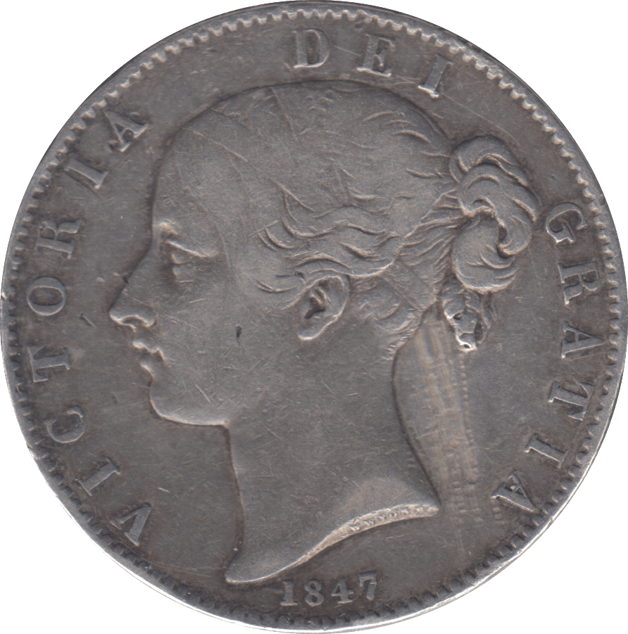 1847 CROWN ( VF ) - CROWN - Cambridgeshire Coins