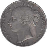 1847 CROWN ( VF ) - CROWN - Cambridgeshire Coins