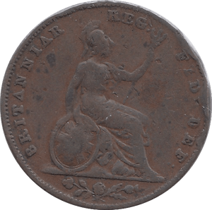 1847 FARTHING ( FINE ) - Farthing - Cambridgeshire Coins