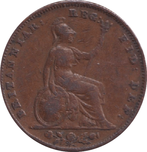 1847 FARTHING ( GF ) - FARTHING - Cambridgeshire Coins