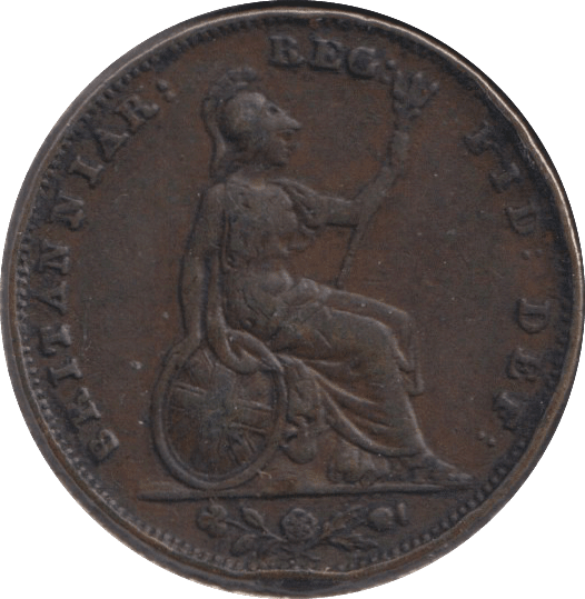 1847 FARTHING ( GF ) - FARTHING - Cambridgeshire Coins