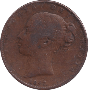 1847 FARTHING ( GF ) - FARTHING - Cambridgeshire Coins