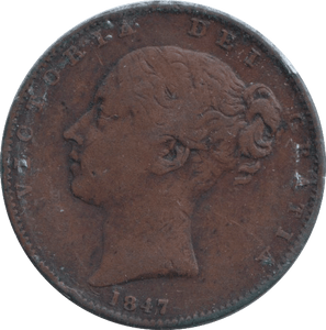 1847 FARTHING ( GF ) - FARTHING - Cambridgeshire Coins