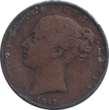 1847 FARTHING ( GF ) - FARTHING - Cambridgeshire Coins