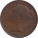 1847 FARTHING ( GVF ) - FARTHING - Cambridgeshire Coins