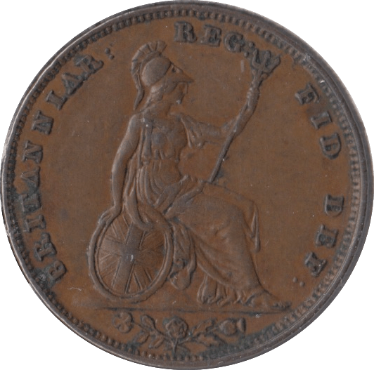 1847 FARTHING ( GVF ) - Farthing - Cambridgeshire Coins