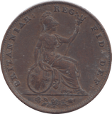 1847 FARTHING ( GVF ) - FARTHING - Cambridgeshire Coins