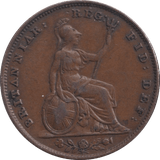 1847 FARTHING ( GVF ) - FARTHING - Cambridgeshire Coins
