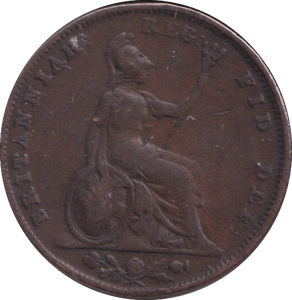 1847 FARTHING ( NF ) - FARTHING - Cambridgeshire Coins