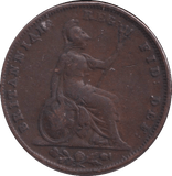 1847 FARTHING ( NF ) - FARTHING - Cambridgeshire Coins