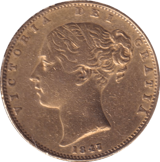 1847 GOLD SOVEREIGN ( GVF ) - SOVEREIGN - Cambridgeshire Coins