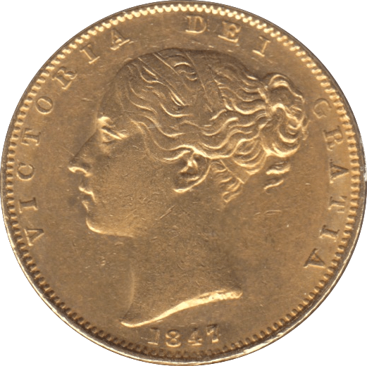 1847 GOLD SOVEREIGN ( GVF ) - SOVEREIGN - Cambridgeshire Coins