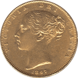 1847 GOLD SOVEREIGN ( GVF ) - SOVEREIGN - Cambridgeshire Coins