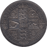 1847 GOTHIC CROWN ( EF ) - CROWN - Cambridgeshire Coins