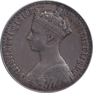1847 GOTHIC CROWN ( VF ) - CROWN - Cambridgeshire Coins
