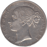 1847 HALF CROWN ( VF ) - WORLD COINS - Cambridgeshire Coins