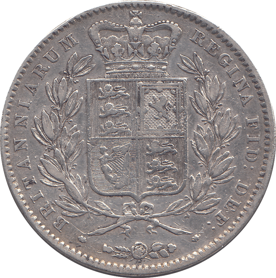 1847 HALF CROWN ( VF ) - WORLD COINS - Cambridgeshire Coins