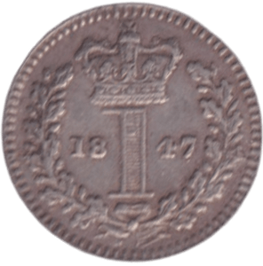 1847 MAUNDY ONE PENNY ( AUNC ) - MAUNDY ONE PENNY - Cambridgeshire Coins