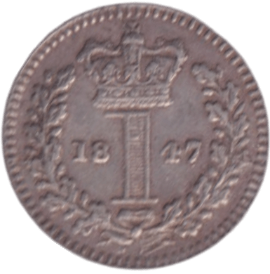 1847 MAUNDY ONE PENNY ( AUNC ) - MAUNDY ONE PENNY - Cambridgeshire Coins