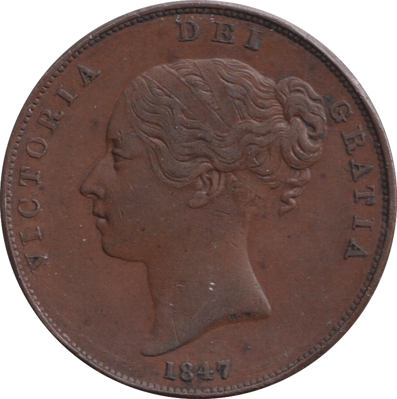 1847 PENNY ( EF ) - PENNY - Cambridgeshire Coins