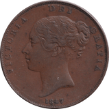 1847 PENNY ( EF ) - PENNY - Cambridgeshire Coins