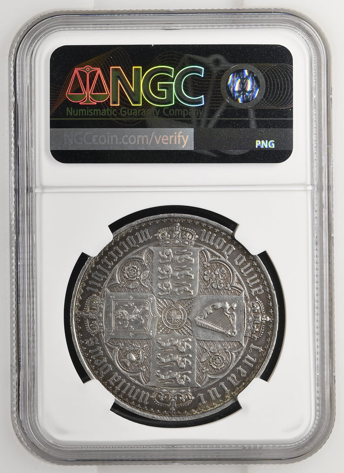 1847 SILVER GOTHIC TYPE CROWN PF53 - NGC SILVER COINS - Cambridgeshire Coins