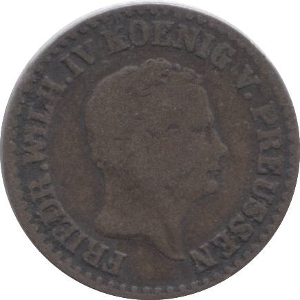 1847 SILVER ONE GROSCHEN PRUSSIA - SILVER WORLD COINS - Cambridgeshire Coins