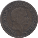 1847 SILVER ONE GROSCHEN PRUSSIA - SILVER WORLD COINS - Cambridgeshire Coins