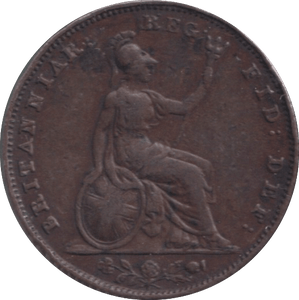 1848 FARTHING ( F ) - FARTHING - Cambridgeshire Coins