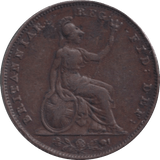 1848 FARTHING ( F ) - FARTHING - Cambridgeshire Coins