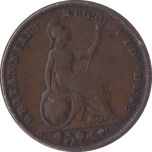 1848 FARTHING ( FINE ) - Farthing - Cambridgeshire Coins