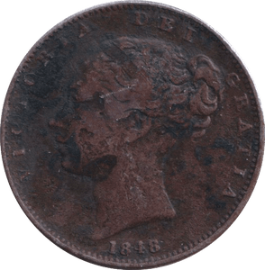 1848 FARTHING ( GF ) - FARTHING - Cambridgeshire Coins