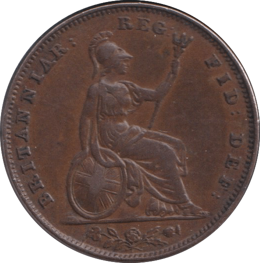 1848 FARTHING ( GVF ) - FARTHING - Cambridgeshire Coins