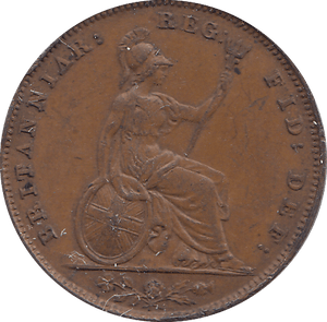1848 FARTHING ( GVF ) - FARTHING - Cambridgeshire Coins