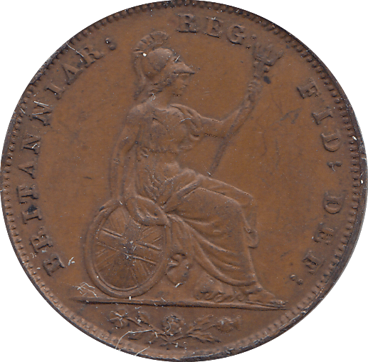 1848 FARTHING ( GVF ) - FARTHING - Cambridgeshire Coins