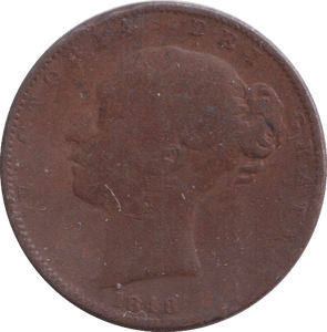 1848 FARTHING ( NF ) - FARTHING - Cambridgeshire Coins
