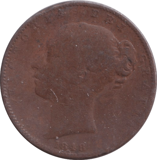 1848 FARTHING ( NF ) - FARTHING - Cambridgeshire Coins