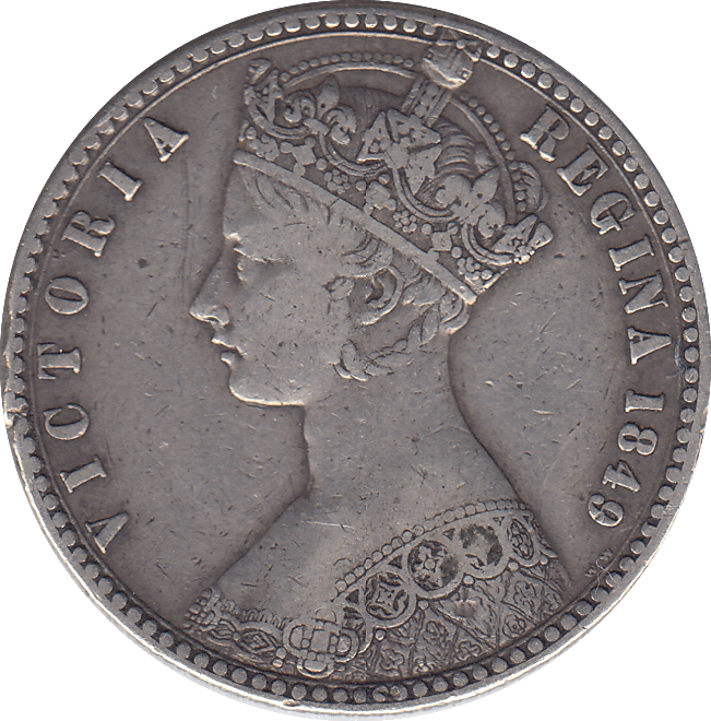 1848 FLORIN ( VF ) - FLORIN - Cambridgeshire Coins