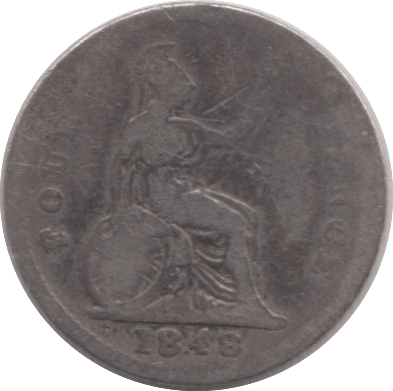 1848 FOURPENCE ( FAIR ) - Fourpence - Cambridgeshire Coins