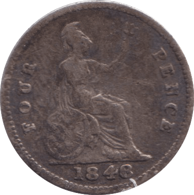 1848 FOURPENCE ( FAIR ) - FOURPENCE - Cambridgeshire Coins
