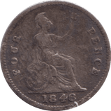 1848 FOURPENCE ( FAIR ) - FOURPENCE - Cambridgeshire Coins