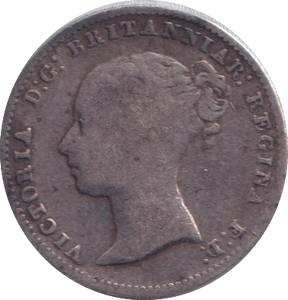 1848 FOURPENCE ( FINE ) - MAUNDY FOURPENCE - Cambridgeshire Coins