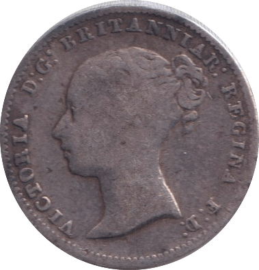 1848 FOURPENCE ( FINE ) - MAUNDY FOURPENCE - Cambridgeshire Coins