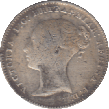 1848 FOURPENCE ( GF ) - FOURPENCE - Cambridgeshire Coins