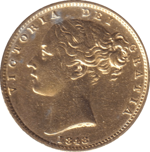 1848 GOLD SOVEREIGN ( GVF ) - SOVEREIGN - Cambridgeshire Coins
