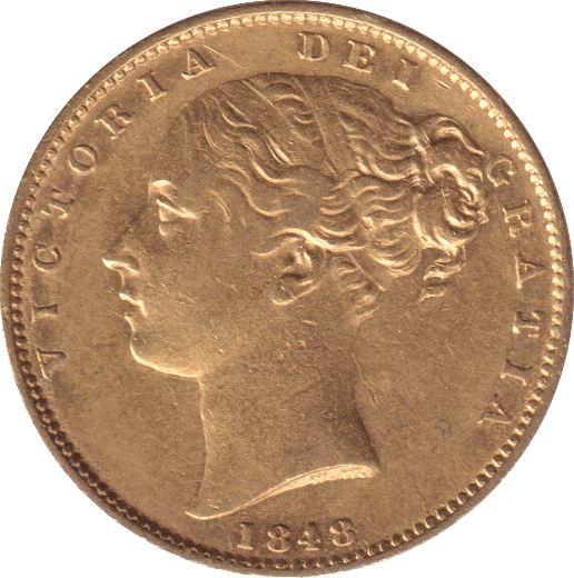 1848 GOLD SOVEREIGN ( GVF ) - SOVEREIGN - Cambridgeshire Coins