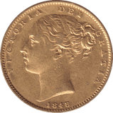1848 GOLD SOVEREIGN ( GVF ) - SOVEREIGN - Cambridgeshire Coins
