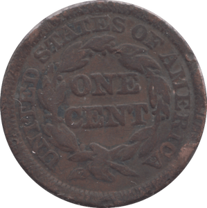 1848 LARGE CENT USA - WORLD COINS - Cambridgeshire Coins
