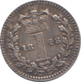 1848 MAUNDY ONE PENNY ( EF ) - MAUNDY ONE PENNY - Cambridgeshire Coins