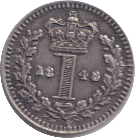 1848 MAUNDY PENNY ( GVF ) - MAUNDY ONE PENNY - Cambridgeshire Coins